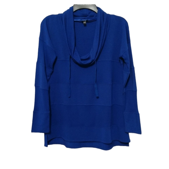 Cable & Gauge Tops - Royal Blue Cable & Gauge Cowl Neck Top sz Small
